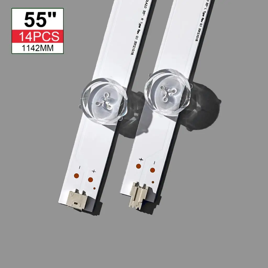 14 PCS LED Ʈ Ʈ LIG 55 ġ TV 55LN5310 55LN5400 55LN5200 55LA6200 55LN5700 innotek Pola 2.0 POLA2.0 55 R L 
