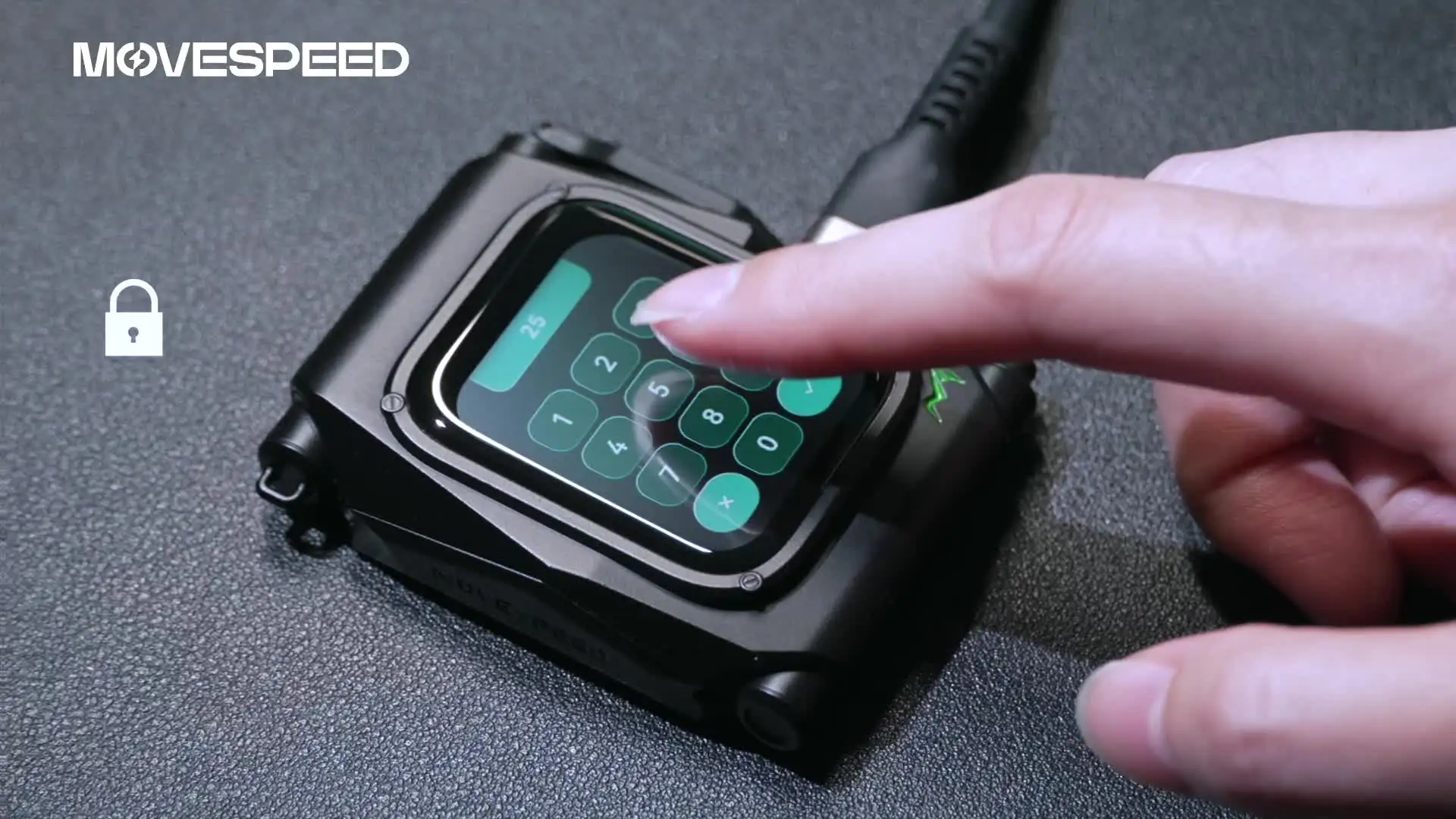 MOVESPEED ST10 1050MB/s Portable SSD 2TB 1T Touch Encryption USB3