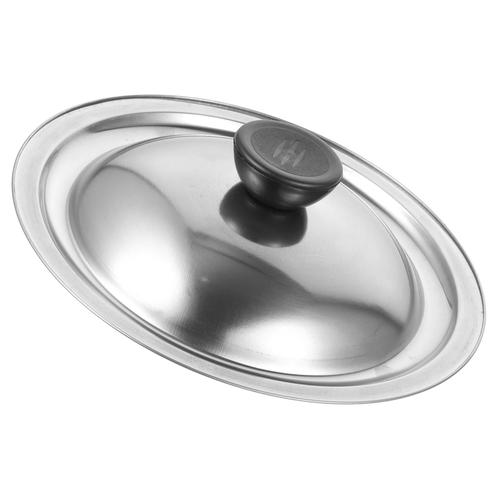 

Taste Cup Lid Seasoning Pot Lids Stainless Steel Cookware for Grease Container Metal Cover Multipurpose Reusable Wok