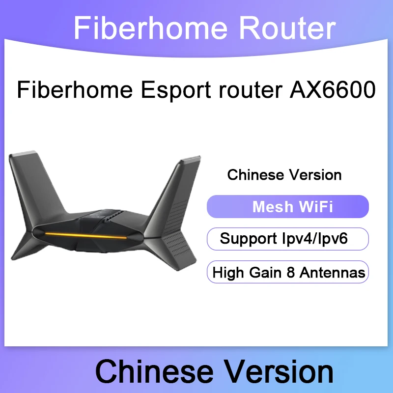 Unlock Fiberhome Esport router AX6600 Gigabit router 6600Mbps wifi6 ...