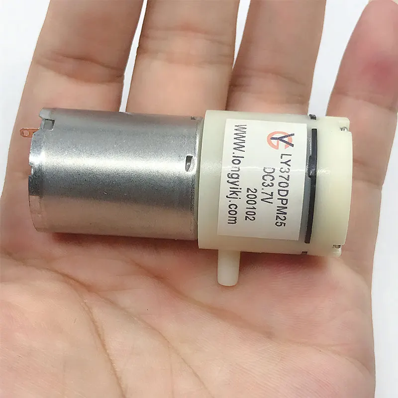 Dc 3V 3.7V Mini Mute 370 Motor Negative Pressure Pump Breast Pump Micro Vacuum Air Self-Priming Pump For Beauty Equipment Hobby