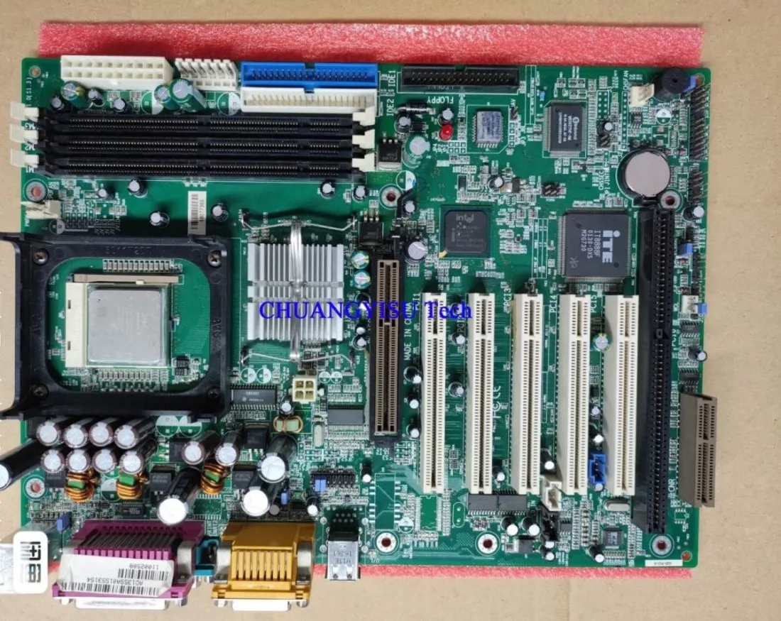 ATX Socket 478 Motherboard MS-6531 1 ISA 1 AGP 2 COM 5PCI SD RAM Memory Slots AGP Discrete Graphics