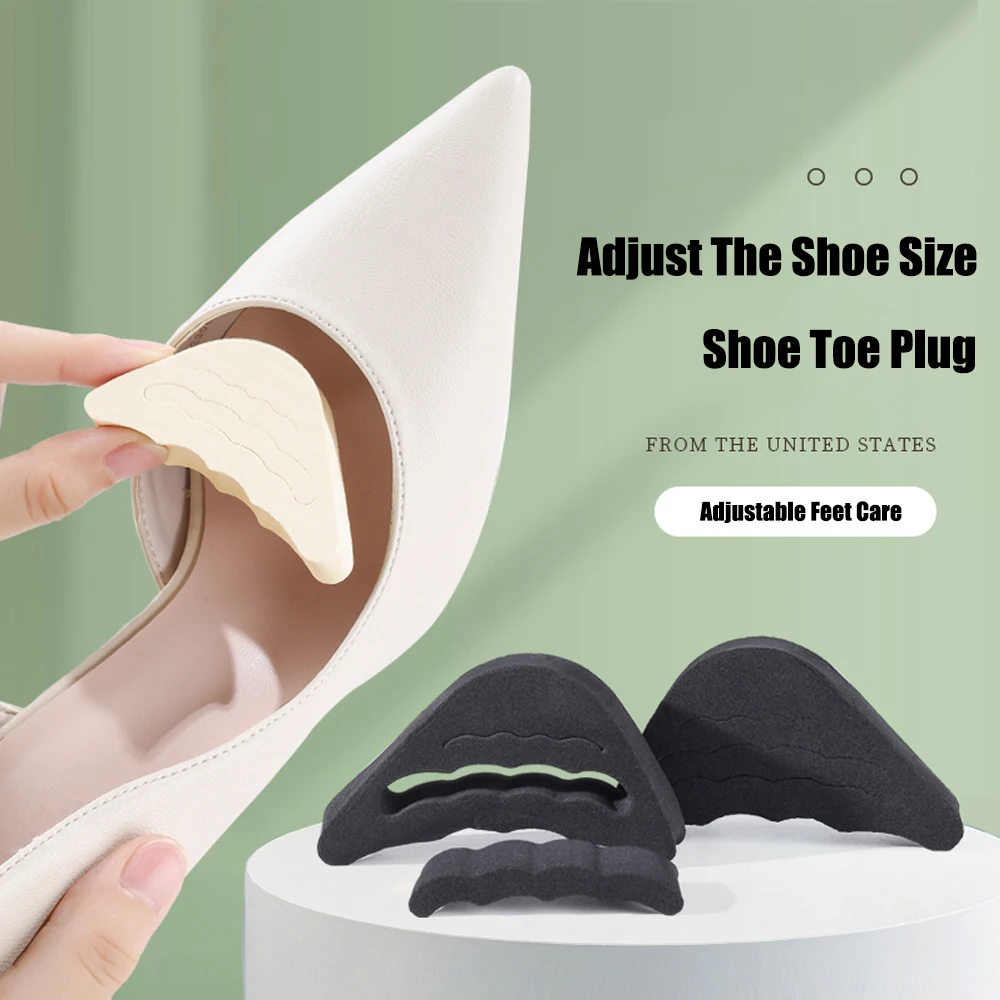 Forefoot Insert Toe Pads Women High Heels Shoes Accessories Shoe Filler Reducing Shoe Size Feet Pain Relief forefoot pads,toe pads