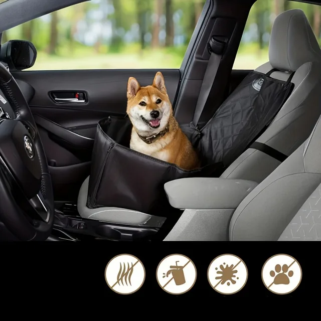 All-Season Pet Travel Safety Basket - Secure Design, Car Seat-Fitting Size Prevents Pet Movement, Ensures Driving Safety 2