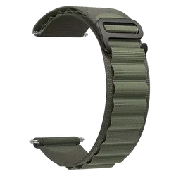 Versatile 22mm Nylon Sport Band - Premium Strap - Forerunner 265 Music (C Green)