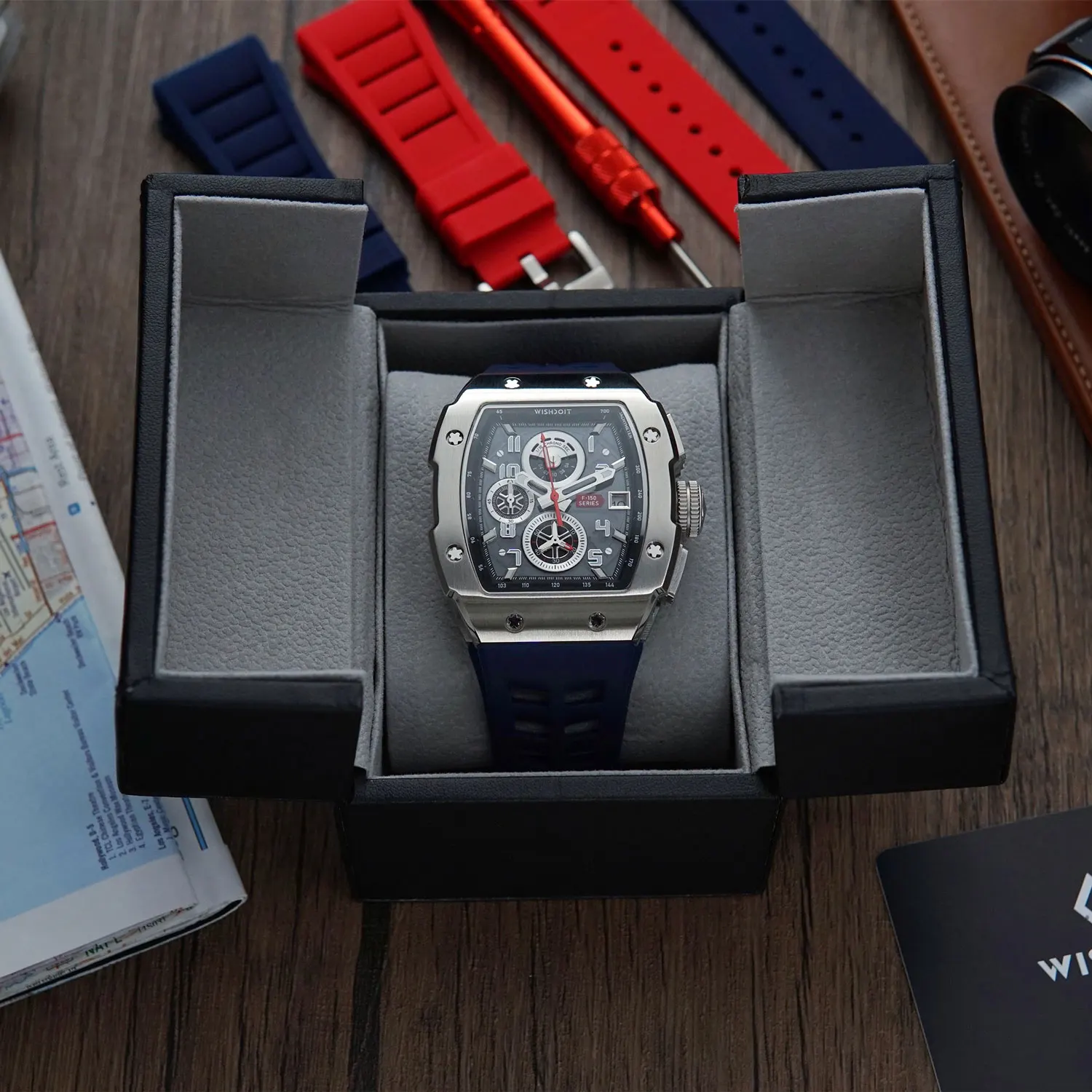 Wishdoit Watch Gift Box Near Me WISHDOIT F150 Men's Chronograph