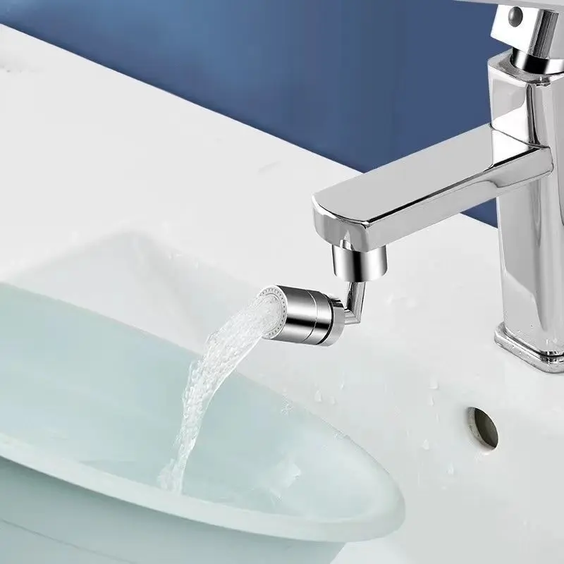 Kitchen Bathroom Pressurized Extension Foaming Faucet 720 Degrees Rotating Dishwashing Wash Face Rinsing Splash Proof Head 5