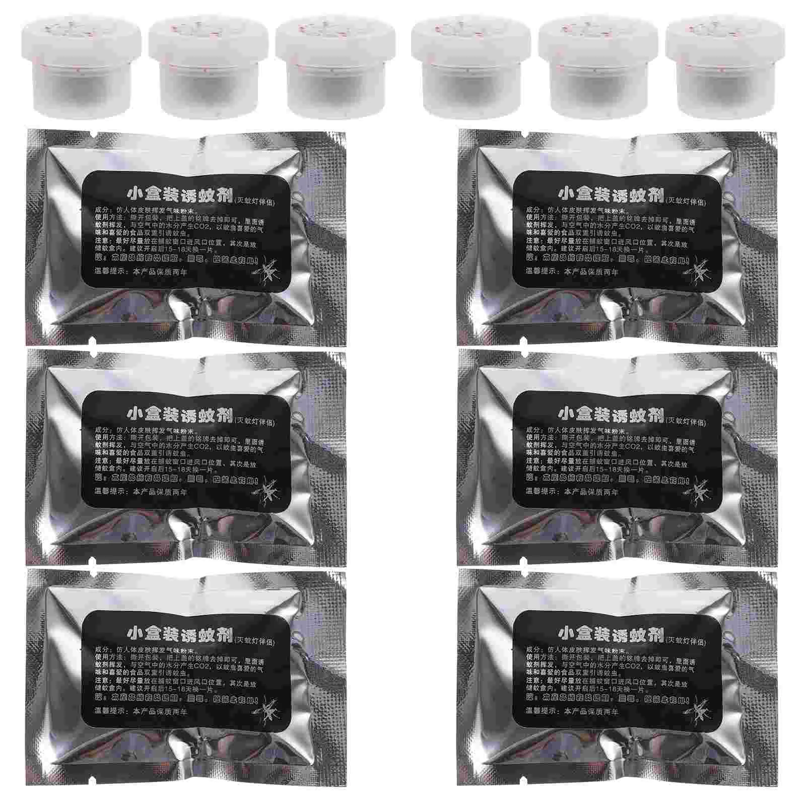 

6Pcs Cocroch Killer Lure Agent Trap Lamp Parts Effective Removal Tool for Home Dorm Use (Small Box, Random Package)