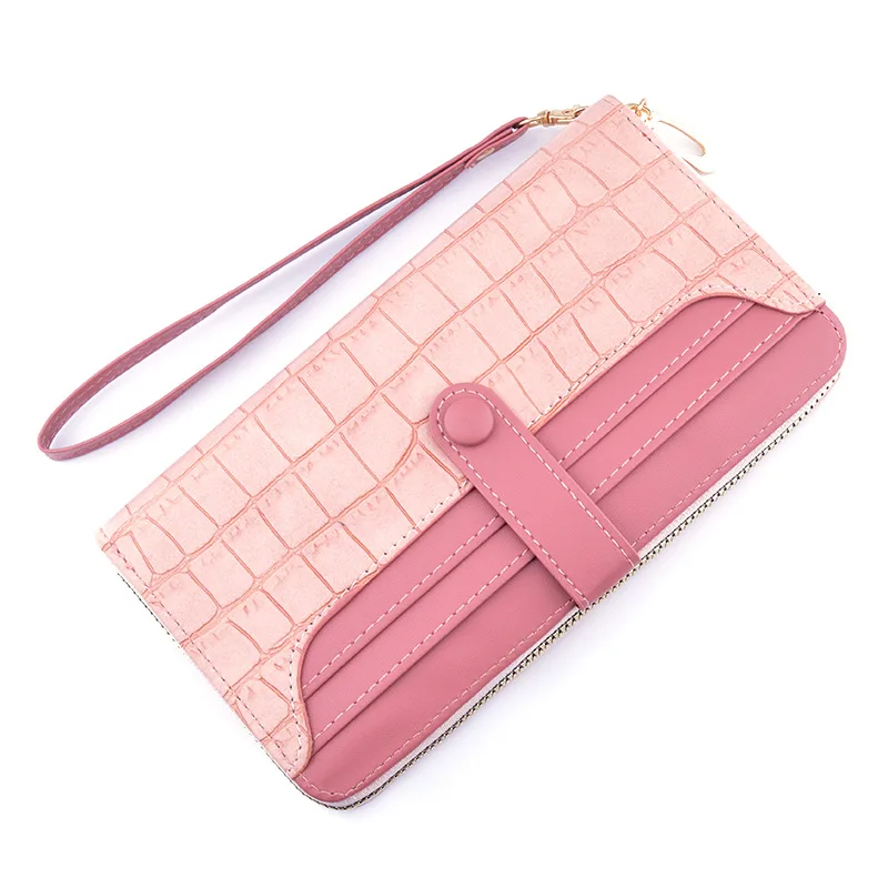 Large Capacity Zipper Wallet Women Long Fashion Women's Clutch Bag 2022 New Mobile Phone Bag PU Leather Multi-card Coin Purse