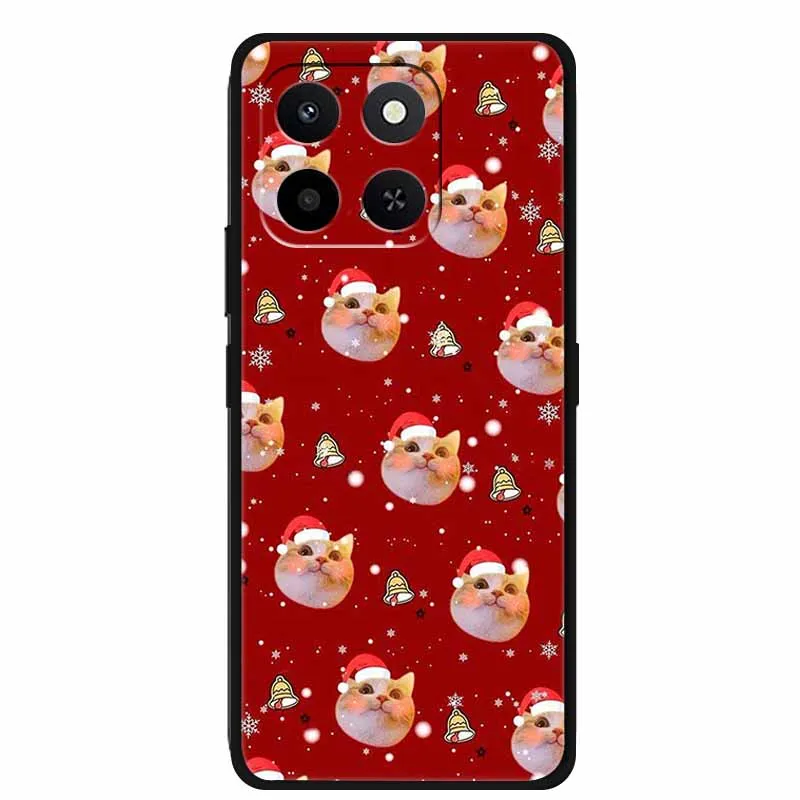 Festive Soft TPU Silicone Christmas Phone Case – Lovely Design
