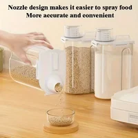 2.5L Covered Moisture-proof Sealed Storage Container - Used for Grain, Nut, Flour, Rice Food Storage Boxes 4