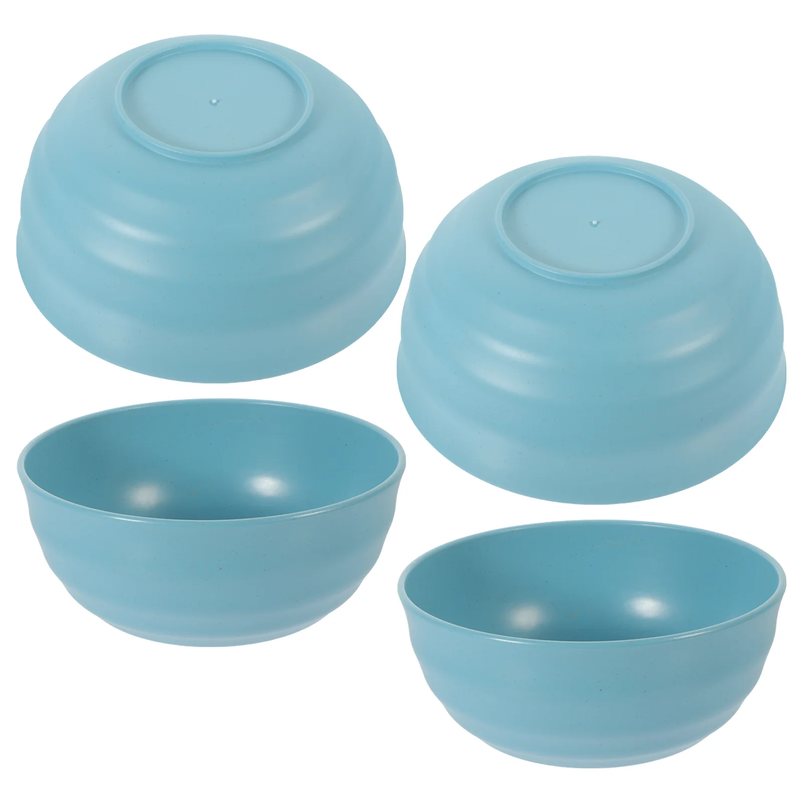 

4 Pcs Bowl Salad Rice Unbreakable Bowls Large Serving Cereal for Kitchen Soup Household Tableware Pho