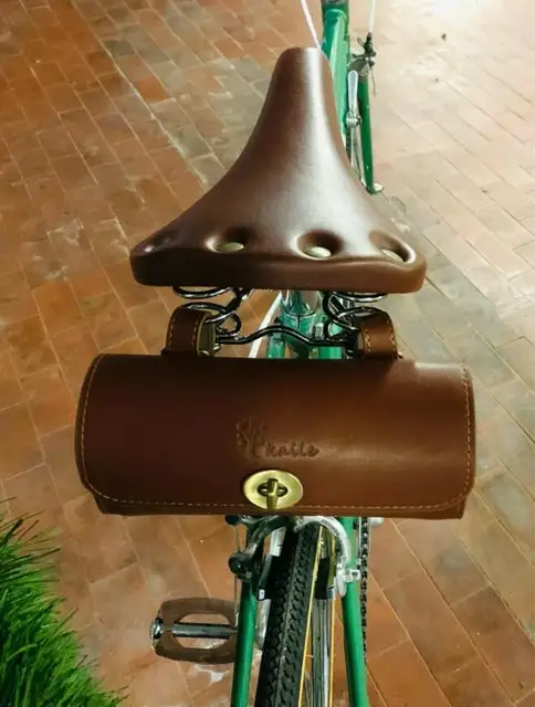 Borse Laterali Borse Bicicletta Pelle Borsa Moto Posteriore Borsa