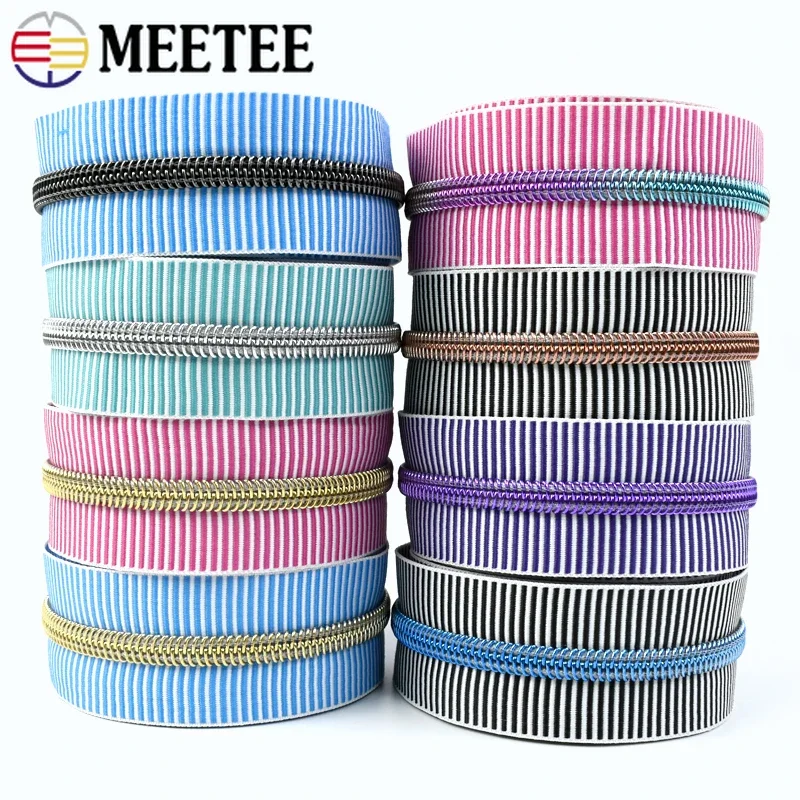 Striped Nylon Zipper Tape 1