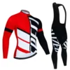 New Team Autumn Cycling Jersey Set Ropa Ciclismo Men Long Sleeve Bike Clothing MTB Maillot Road Bicycle Bibs Uniform 6