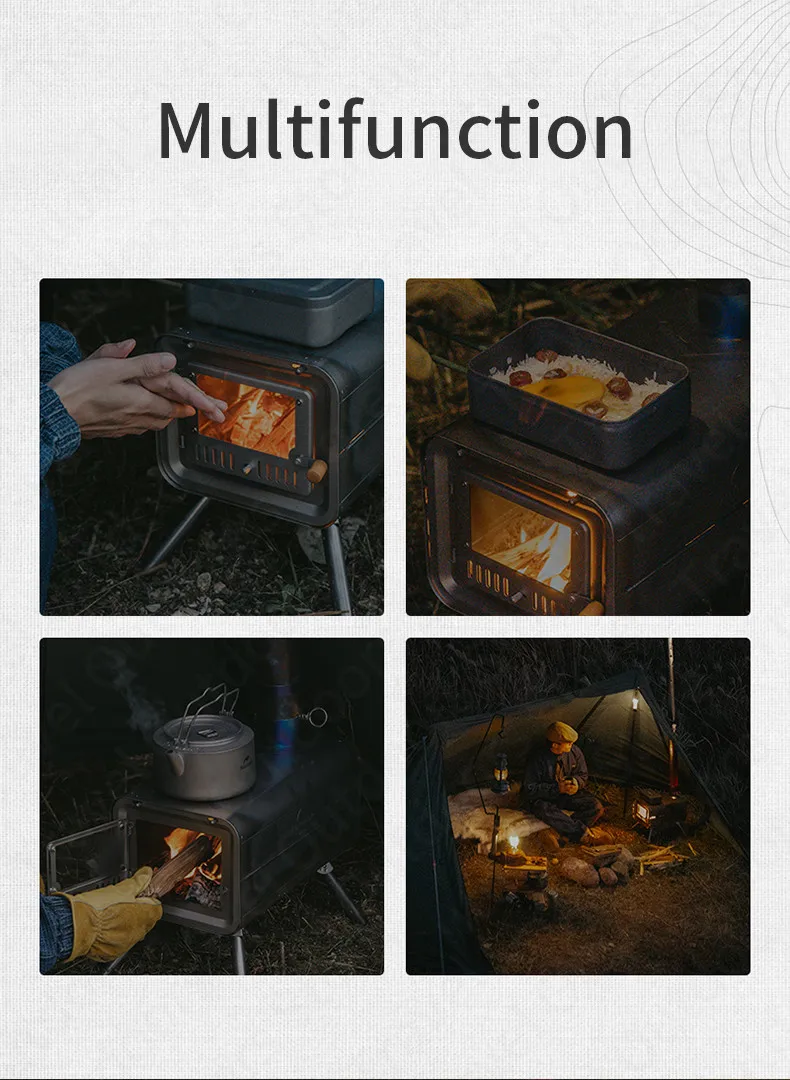 Ultimate Titanium Camping Wood Stove Ultralight Fast Cooking