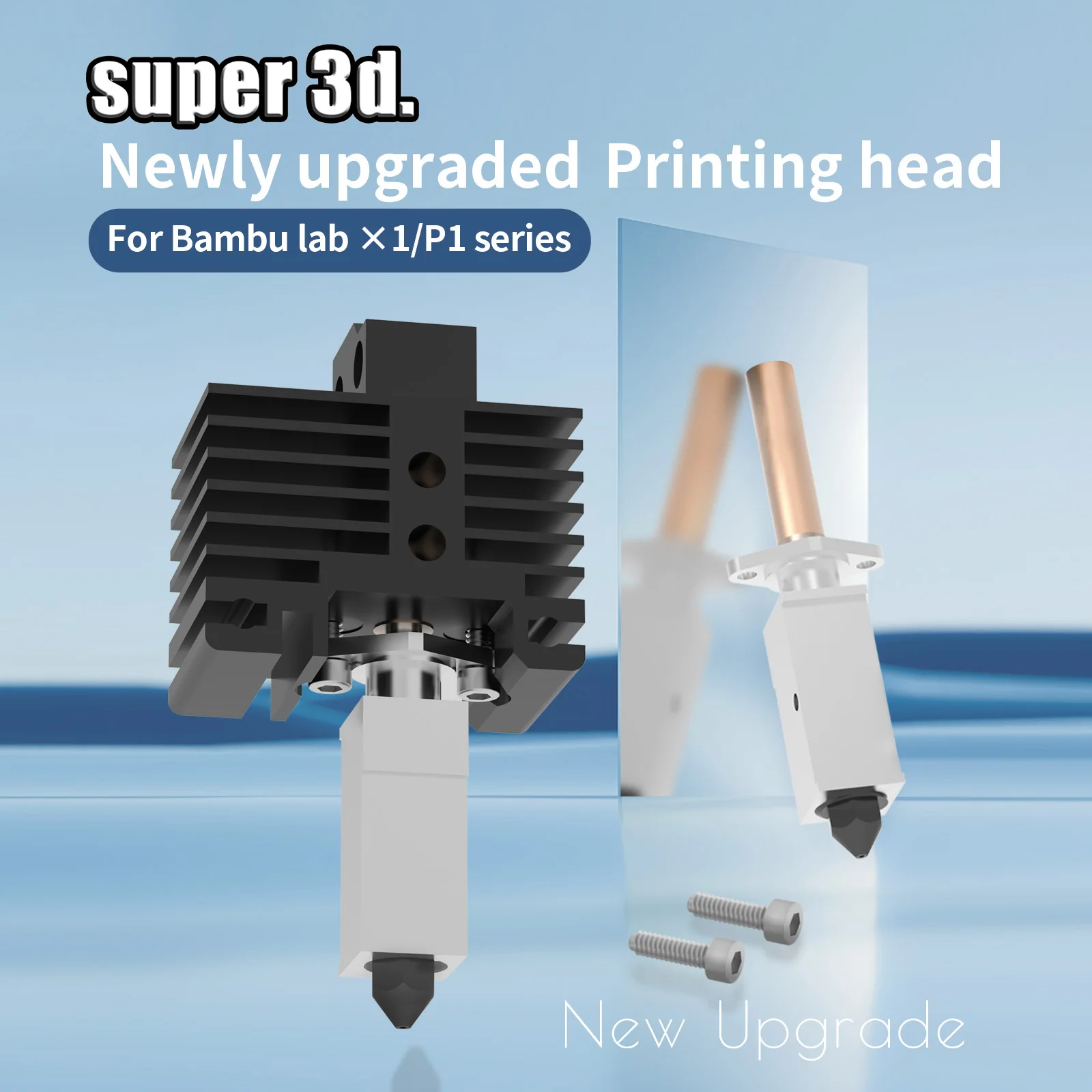 Atualização Hotend Kit para Bamboo Bamboo Heatbreak Cht Nozzle Versão 2.0 Bamboo Bamboo Laboratório x1 X1-carbon bi P1p P1s - Imagem 4
