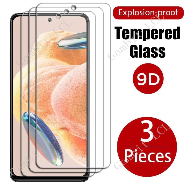 

Закаленное стекло для Xiaomi Redmi Note 12 Pro/4G, Защитная пленка для Note12Pro, 12Pro, 2209116AG, защитная пленка для экрана 6,67 дюйма, 3 шт.
