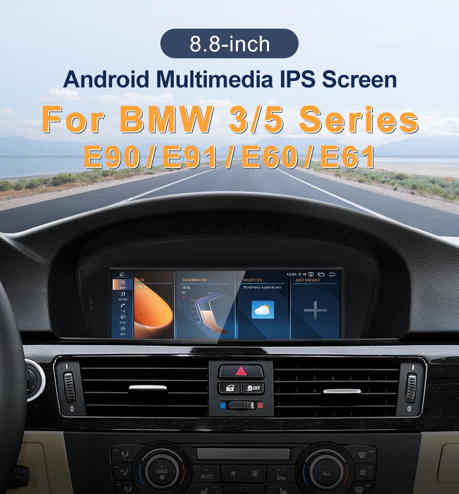 New ID6 ID7 ID8 Android 13 Qualcomm680 Snapdragon6225 8GB 256GB 8.8inch For BMW