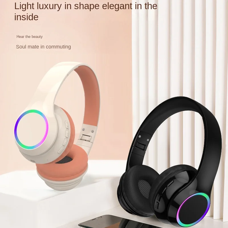 

Explosive Bluetooth Headset Wireless LED Light-emitting Headsets Bluetooth Ultra-long Battery Life Gaming Headset Gamer