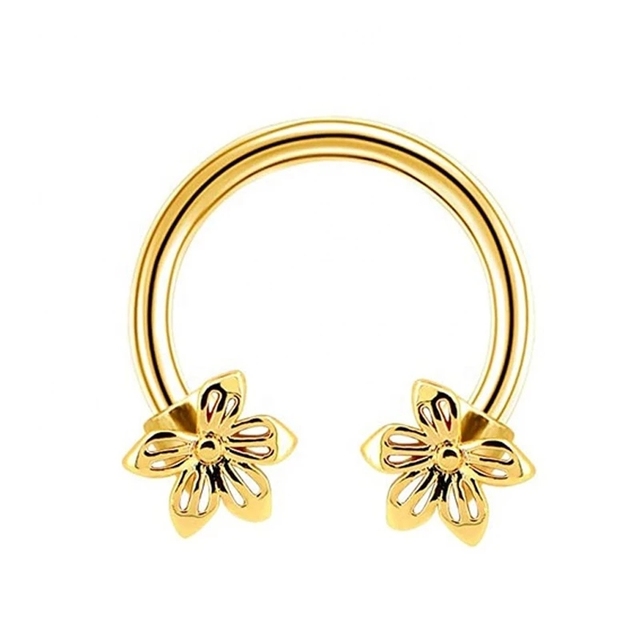 Nose Ring 16G Horseshoes Rings Helix Hoop Septum Piercing Butterfly Sexy Nariz Piercing Ear Cartilage Tragus Goth Piercing