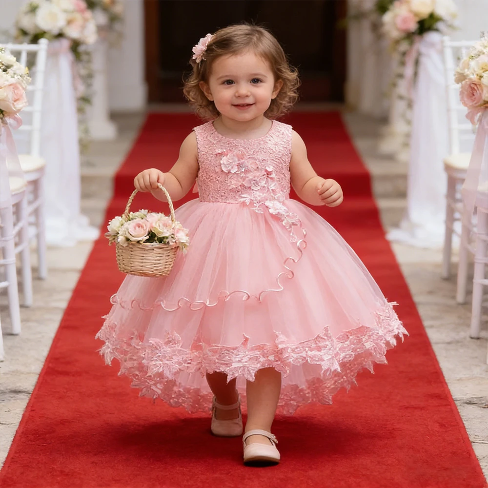 Baby Kleider Geburtstag Party Brautkleider Säugling Prinzessin Kleid für Neugeborene Weihnachten Kostüm Abendkleidung 4-24 Monate