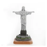 World Famous Building Brasil Brazil Rio de Janeiro Cristo Redentor Jesus Christ Landscape Statue Miniature Model Craft Figurine 2