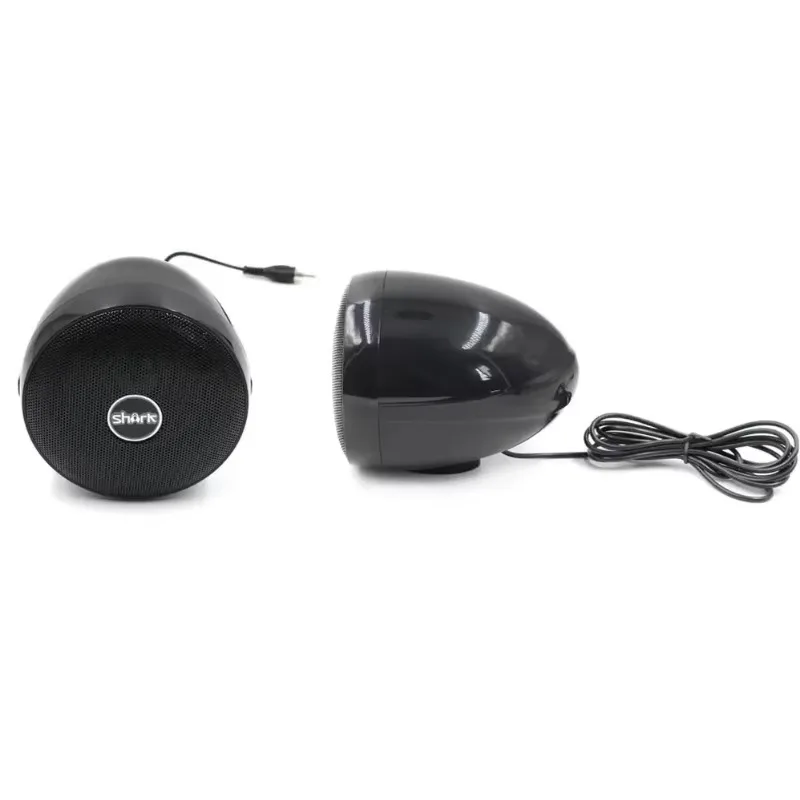 Marine Audio 300w 3 Inch Full Range Mirror Waterproof Speaker Audio 1.8m Wire Plastic Material for Motorcycle ATV, UTV, Boat Ect