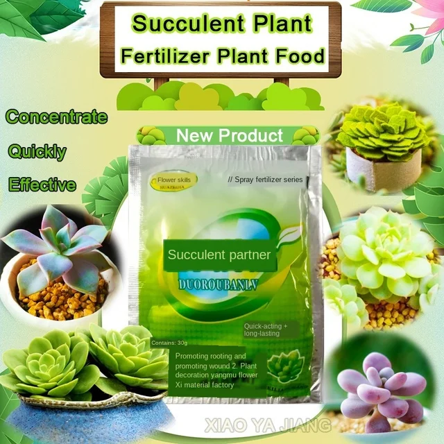 6Db -Es Pozsgás Növények Bonsai Növényi Élelmiszer -Összetett Műtrágya Gyógyhormonszabályozók Növekvő Helyreállítási Segítséget Nyújtanak A Kerti Tápanyagban - Image 2