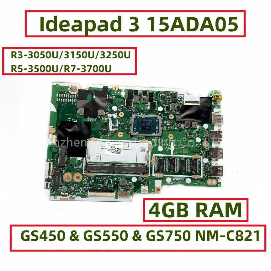 GS450-GS550-GS750-NM-C821-For-Lenovo-IdeaPad-3-15ADA05-Laptop ...