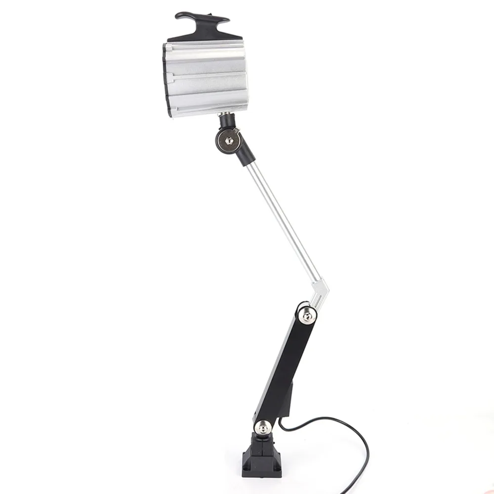 7W LED 롱암 작업등 24V 나사 고정식 LED 기계 작업등 조절 가능한 암 방수 IP67 롱암 작업등