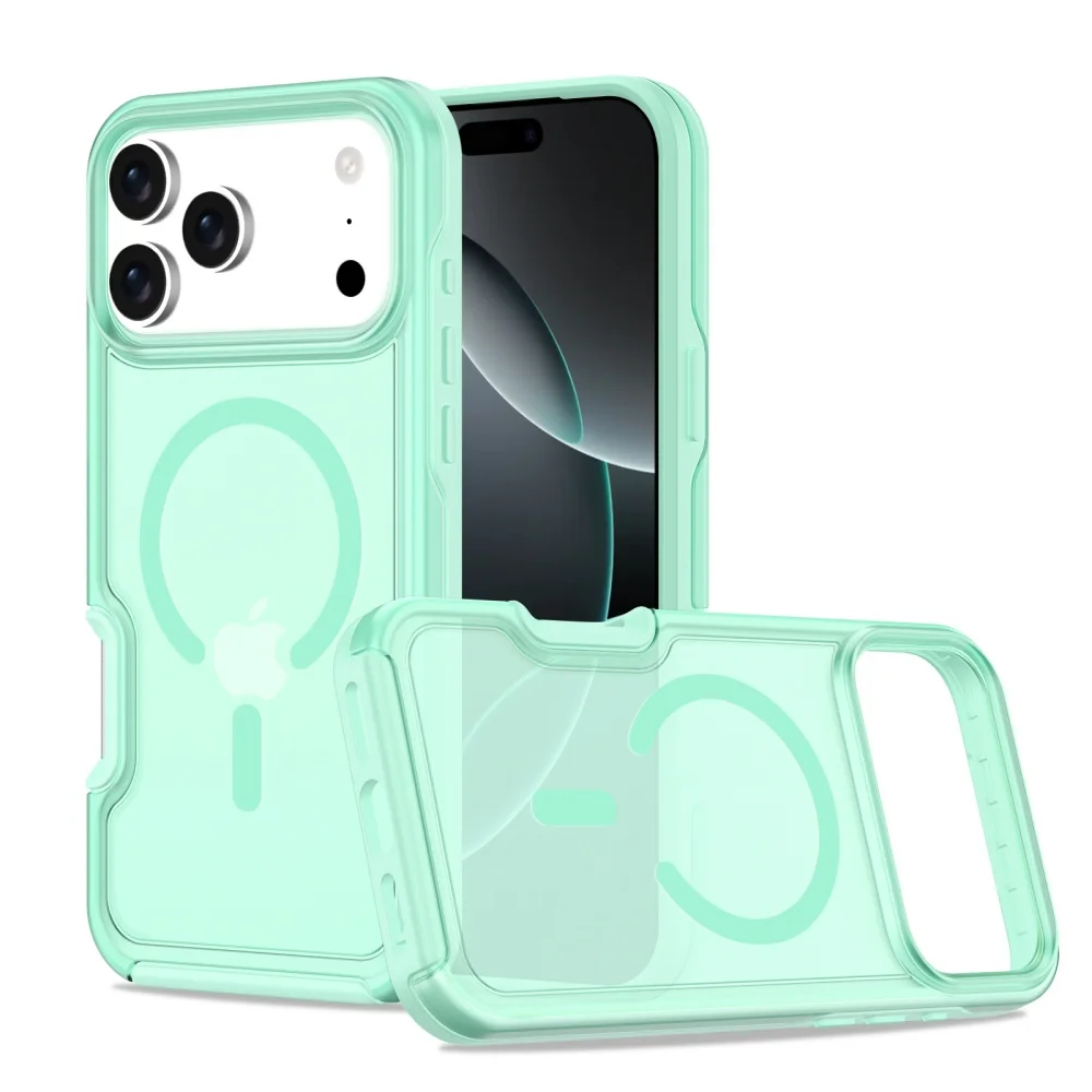 Heavy Duty Clear Magnetic Protective Case with Shockproof Bumper