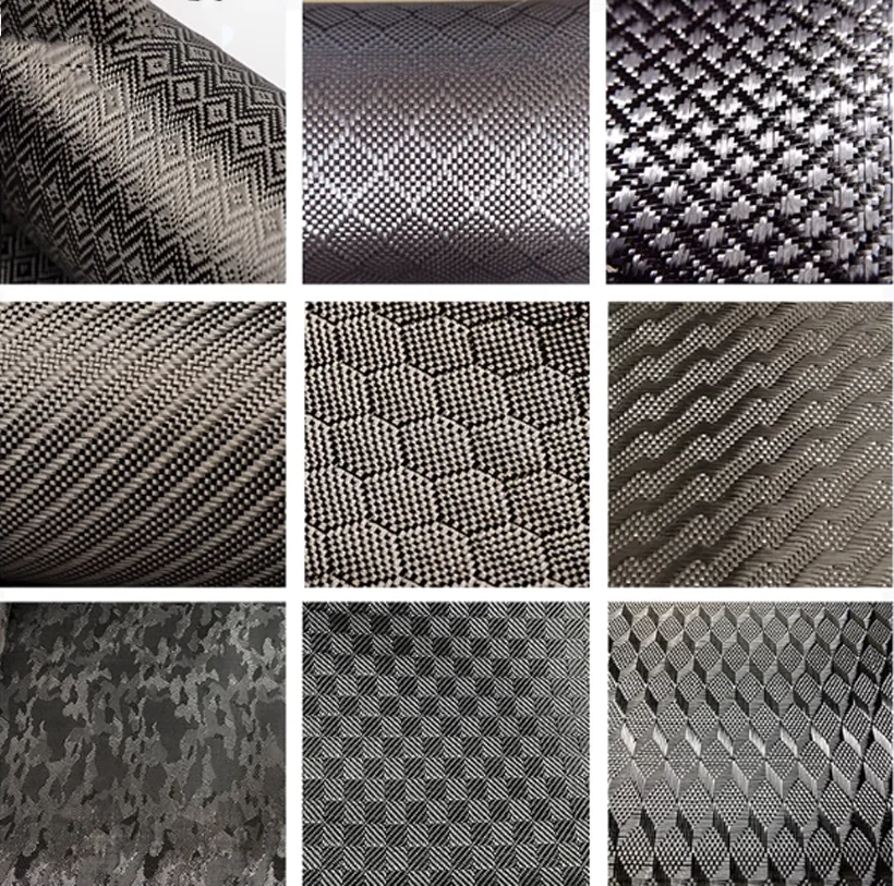 Enhanced Carbon Aramid Fiber Hybrid Fabric Cloth in Twill/Plain Weave Design