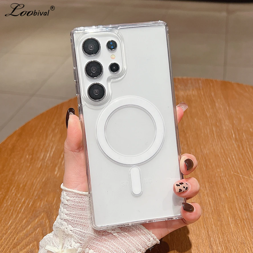 Luxury Transparent Acrylic Case for Samsung Galaxy S25 S26 Ultra thumbnail 2