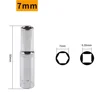 1pc 4-14mm Socket Set Deep Socket Adapter Chrome Vanadium Steel Socket 1/4 Hex Drive Impact Drivers Socket Wrenches Hand Tools 6