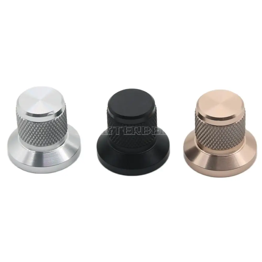 

All Aluminum Alloy Solid Volume Knob Audio Amplifier Pre-Amp Potentiometer Knob Diameter 25MM 30MM 38MM 44MM (Optional)