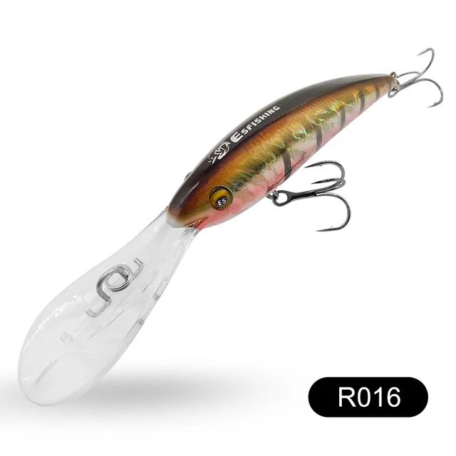 ESFISHING Top Quality Hard Bait 90mm 16g Easy Sprinter Dive Depth 0-7.5m long casting Minnow Wobbler Bass Pike Free Shipping R016