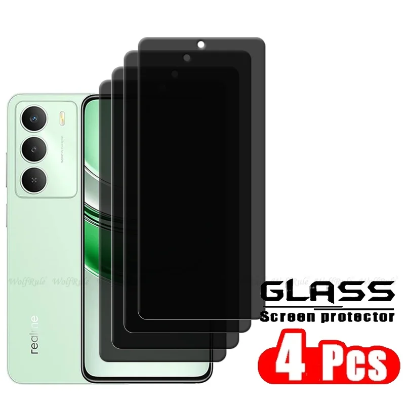 Tempered Privacy Screen Protector for Realme 14X - Anti-Spy Glass Shield (Available in Multipacks)