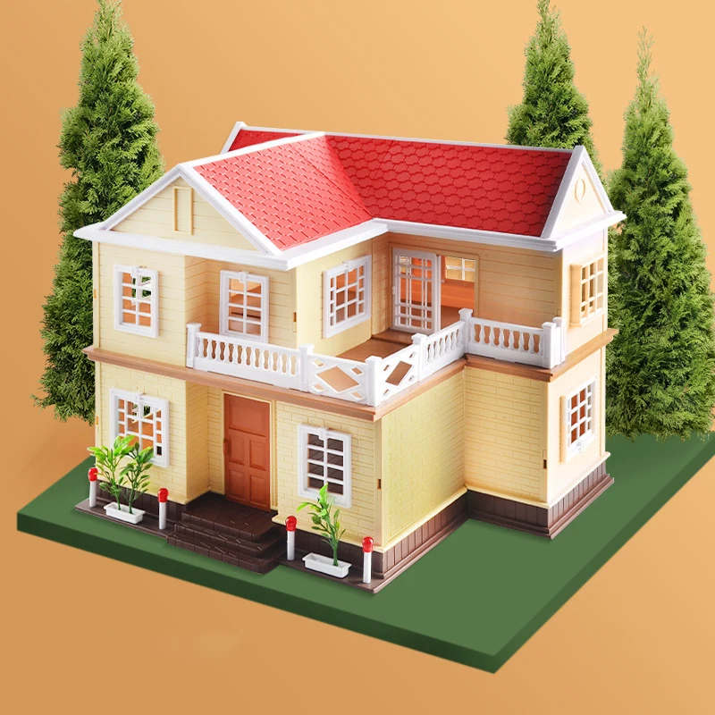 Classic House Miniature Items Forest Family Rabbit 1/12 Dollhouse Miniatures Te Game for Girls Kitchen Accessories Pretend Play 4