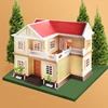 Classic House Miniature Items Forest Family Rabbit 1/12 Dollhouse Miniatures Te Game for Girls Kitchen Accessories Pretend Play 4