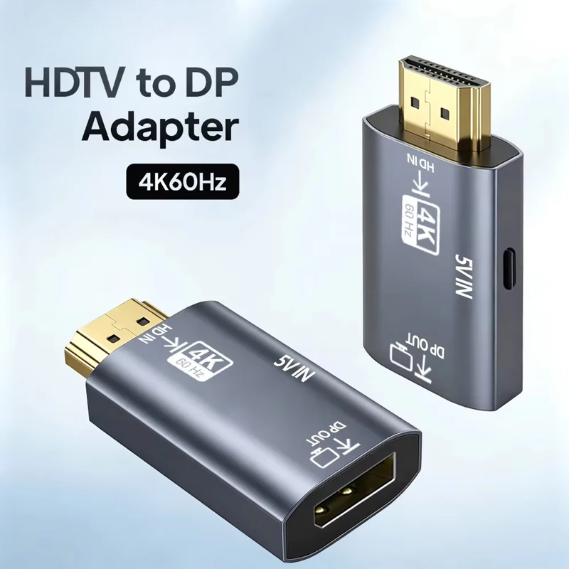 4K 60Hz Uni-Directional HDMI to DisplayPort Adapter