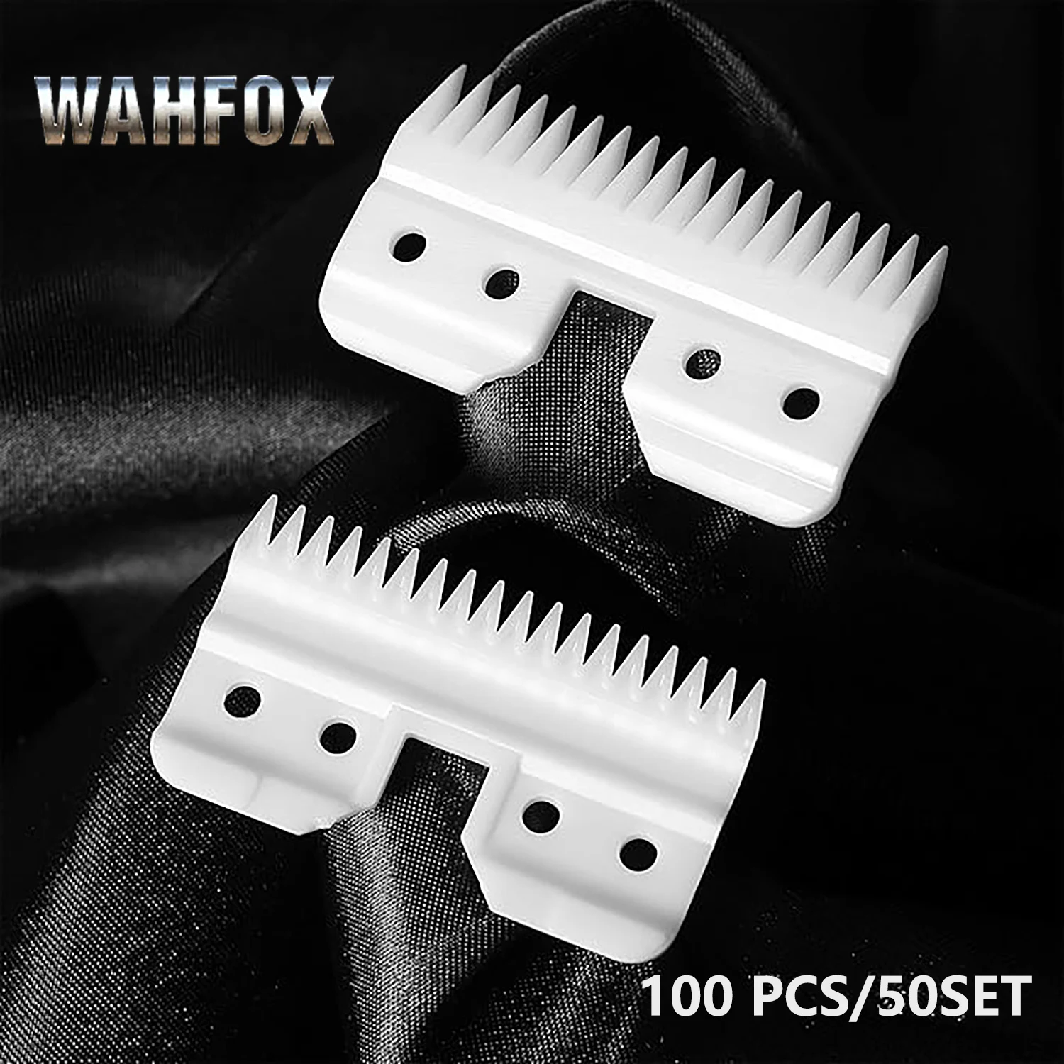 WAHFOX 빠른 피드 교체 세라믹 블레이드, Oster A5 그루밍 클리퍼 블..