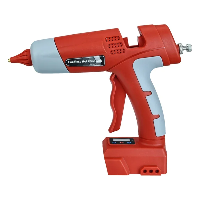 Pistola de Cola Quente sem Fio para Milwaukee Bateria de 18v Li-ion Pistola de Cola Display Digital Ferramentas Faça Você Mesmo Domésticas 10 Varas - Image 4
