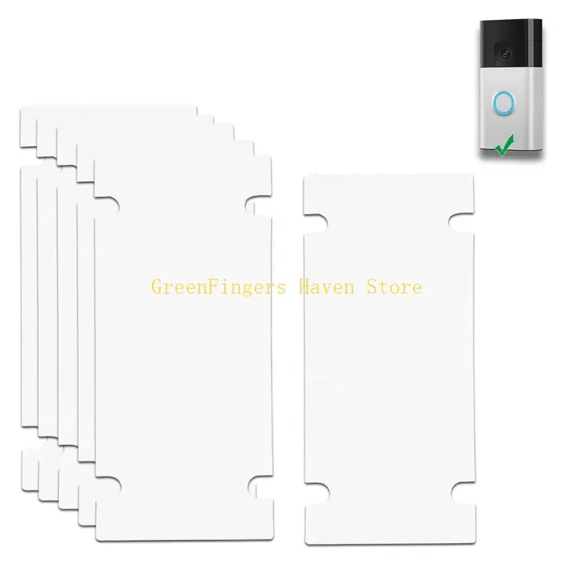 F68D 10pcs 초인종 링이있는 접착 장착 배터리 모델 3 4 강력한 양면 테이프 용지 백업
