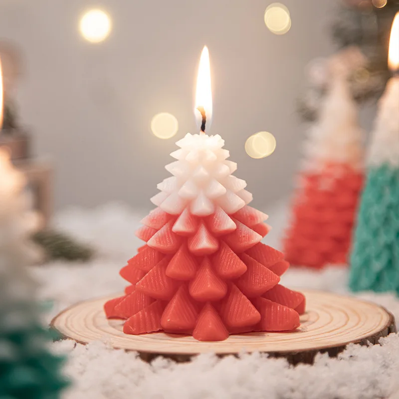 3D Origami Christmas Tree Candle Silicone Molds for Candle Making Xmas Pine  Tree Soap Molud DIY Cake Decoration Bath Bomb - AliExpress