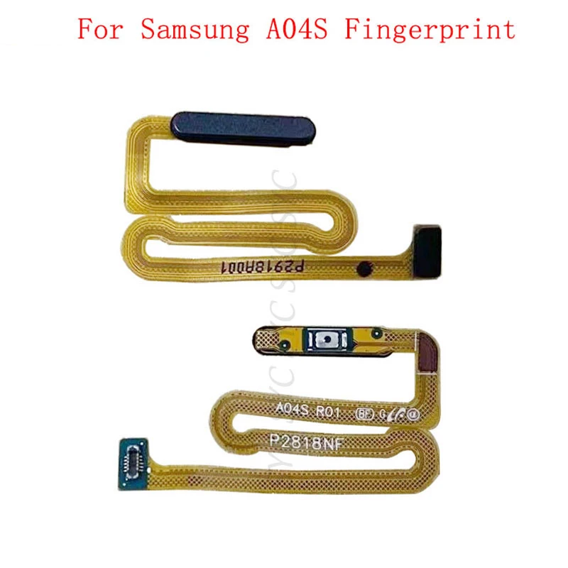 Original Fingerprint Sensor Button Flex Cable For Samsung A04S A047