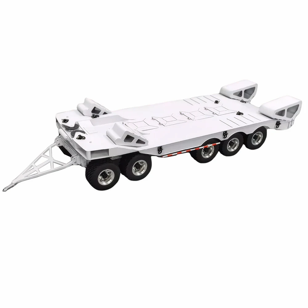 Para Tamiya 1/10 1/14 Tractor Remolque Camión Metal Sin