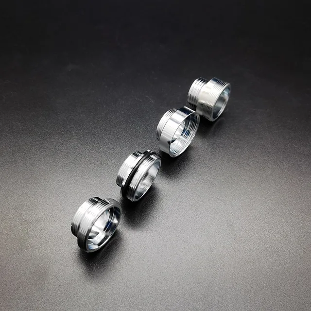 WASOURLF อะแดปเตอร์ M22ด้ายชายขนาด1/2นิ้ว Transfer M28หญิงแหวนขั้วต่อทองเหลืองห้องน้ำห้องครัวก๊อกน้ำอุปกรณ์เสริม 2