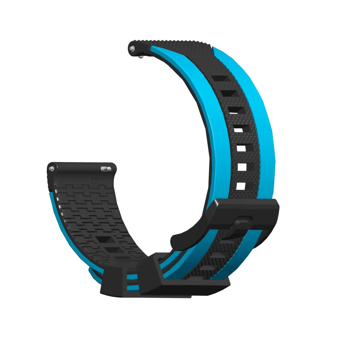 حزام ساعة سيليكون قابل للتنفس 20 مللي متر 22 مللي...