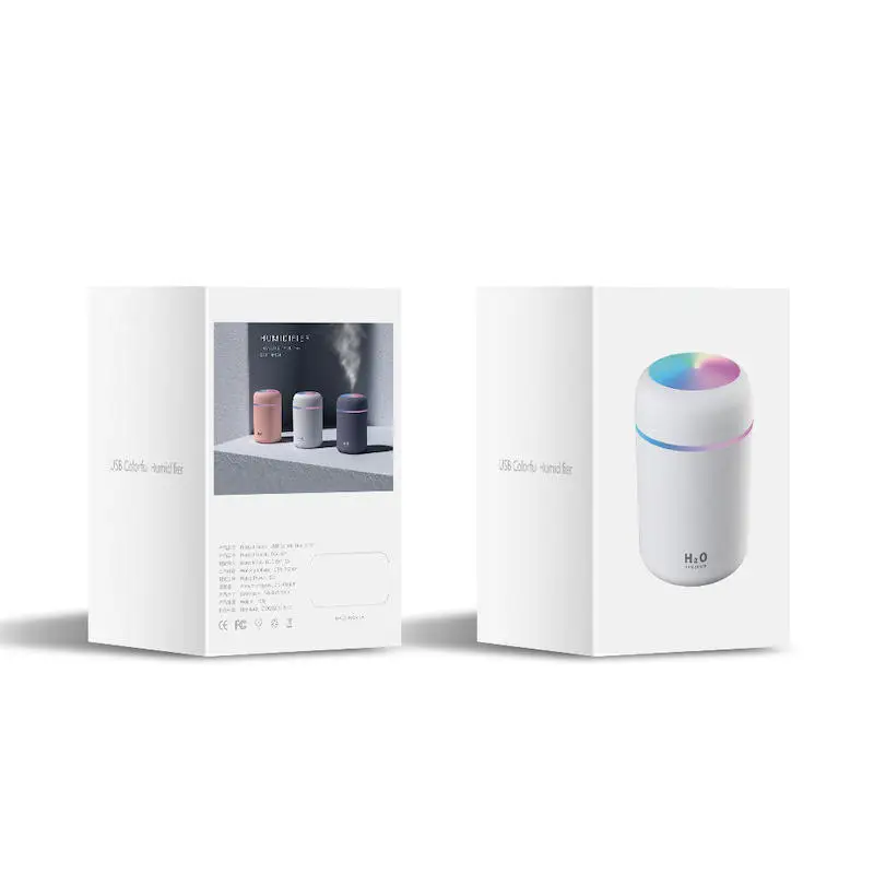 Desktop Colorful Atmosphere Lights Essential Oil Diffuser Mist Spray Personal Space Usb Cool Mist H2O Car Humidifier air humidifier